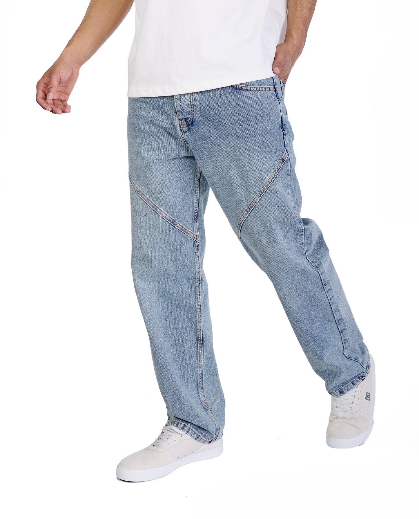 Herren Baggy Jeans, Baggy Fit, Modell DQ M102-2 Blau