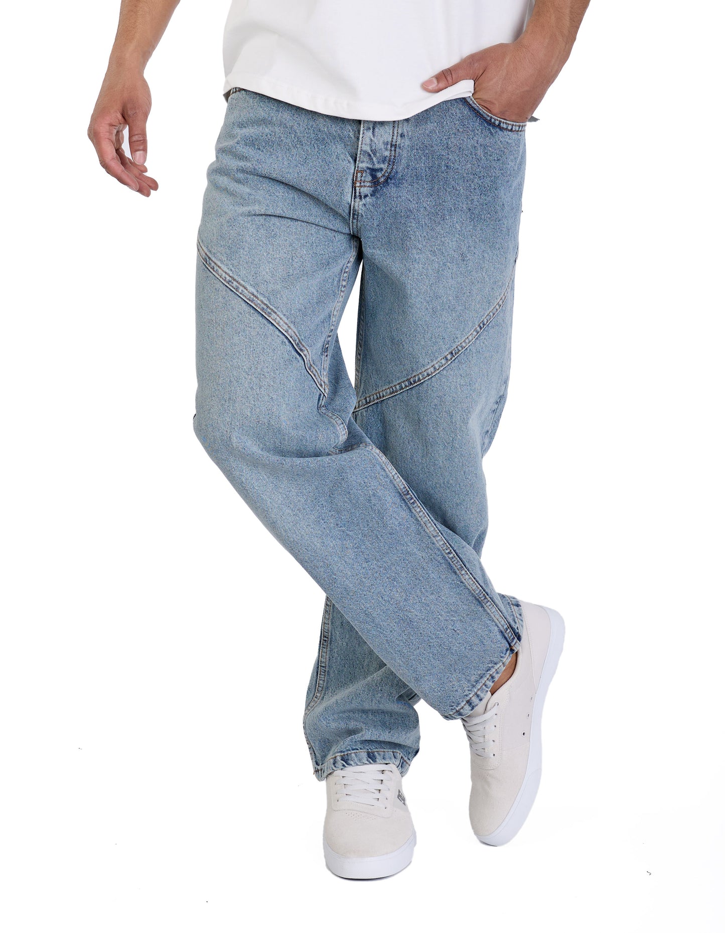 Herren Baggy Jeans, Baggy Fit, Modell DQ M102-2 Blau