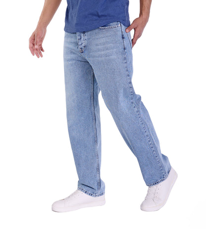 Herren Baggy Jeans, Baggy Fit, Modell DQ M652 Blau und Hellblau