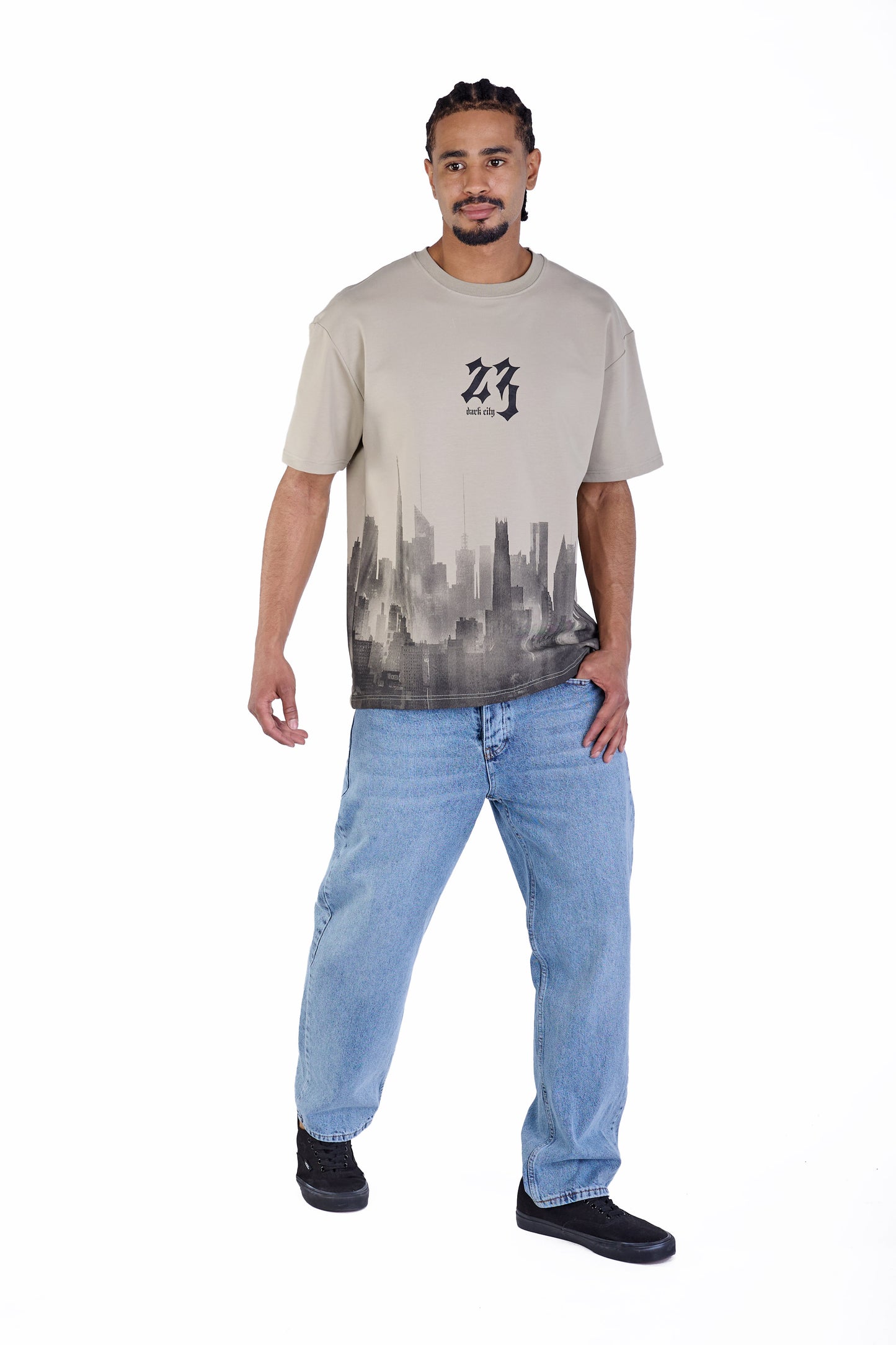 Herren Baggy Jeans, Baggy Fit, Modell DQ M652 Blau und Hellblau