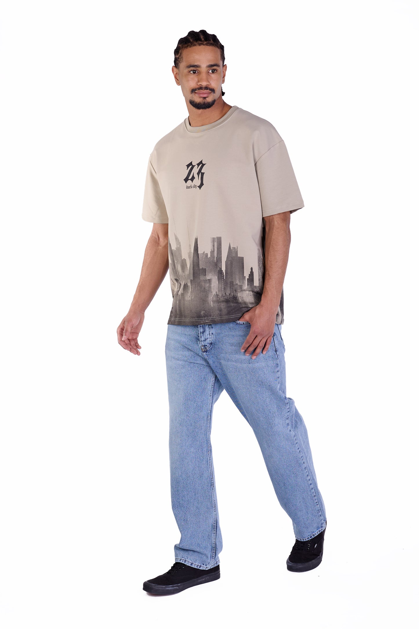 Herren Baggy Jeans, Baggy Fit, Modell DQ M652 Blau und Hellblau