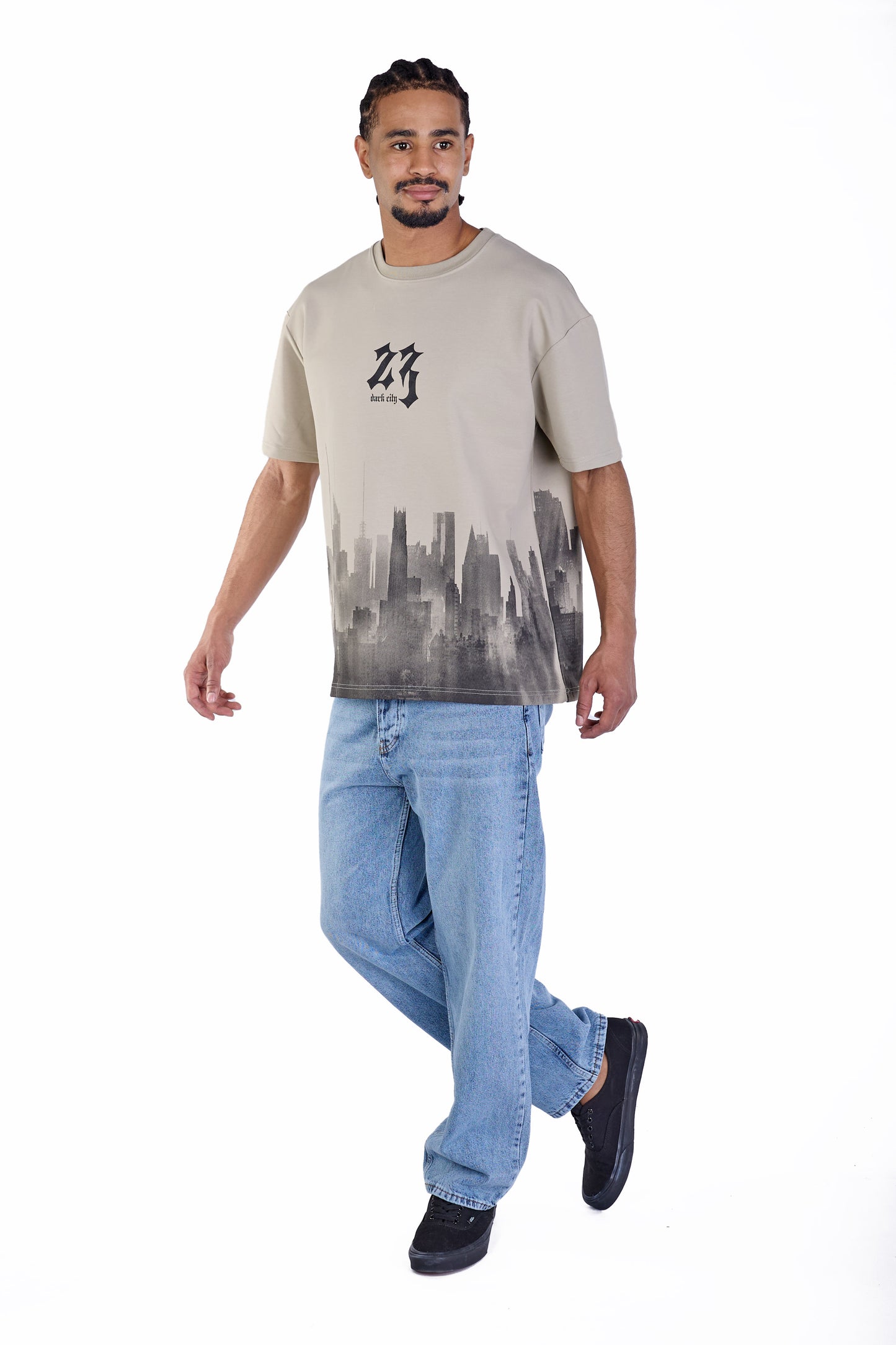 Herren Baggy Jeans, Baggy Fit, Modell DQ M652 Blau und Hellblau