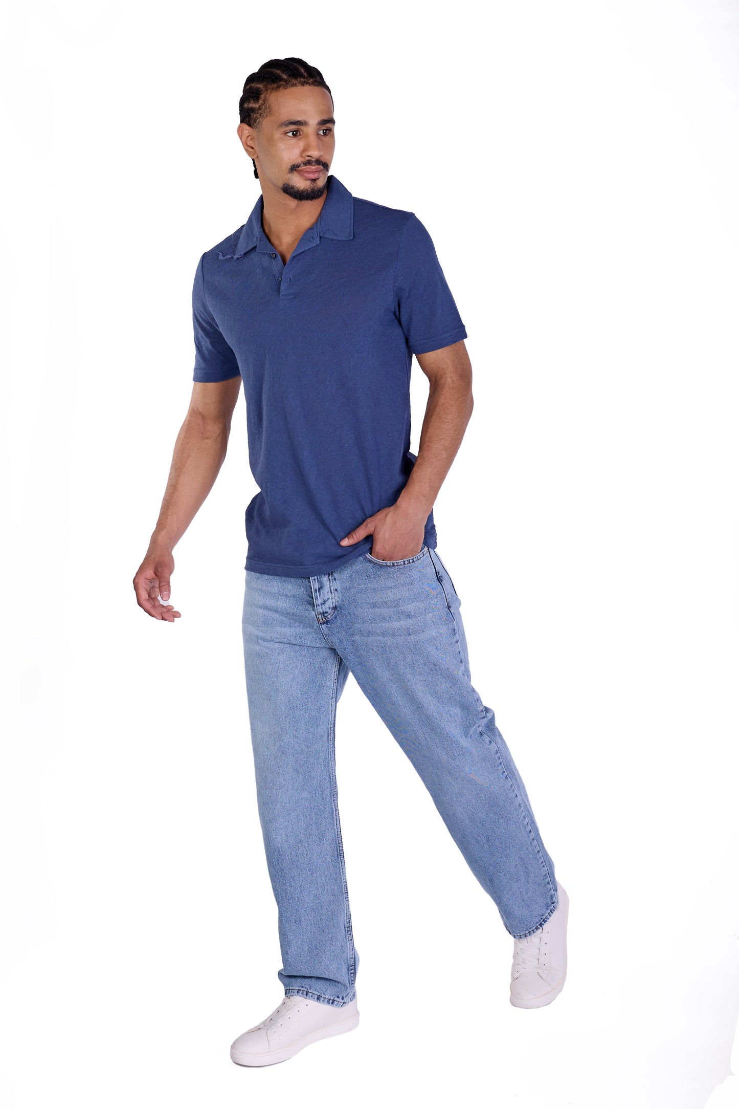 Herren Baggy Jeans, Baggy Fit, Modell DQ M652 Blau und Hellblau