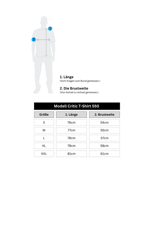 Herren T-Shirt mit Druck, Slim Fit,  Modell 550