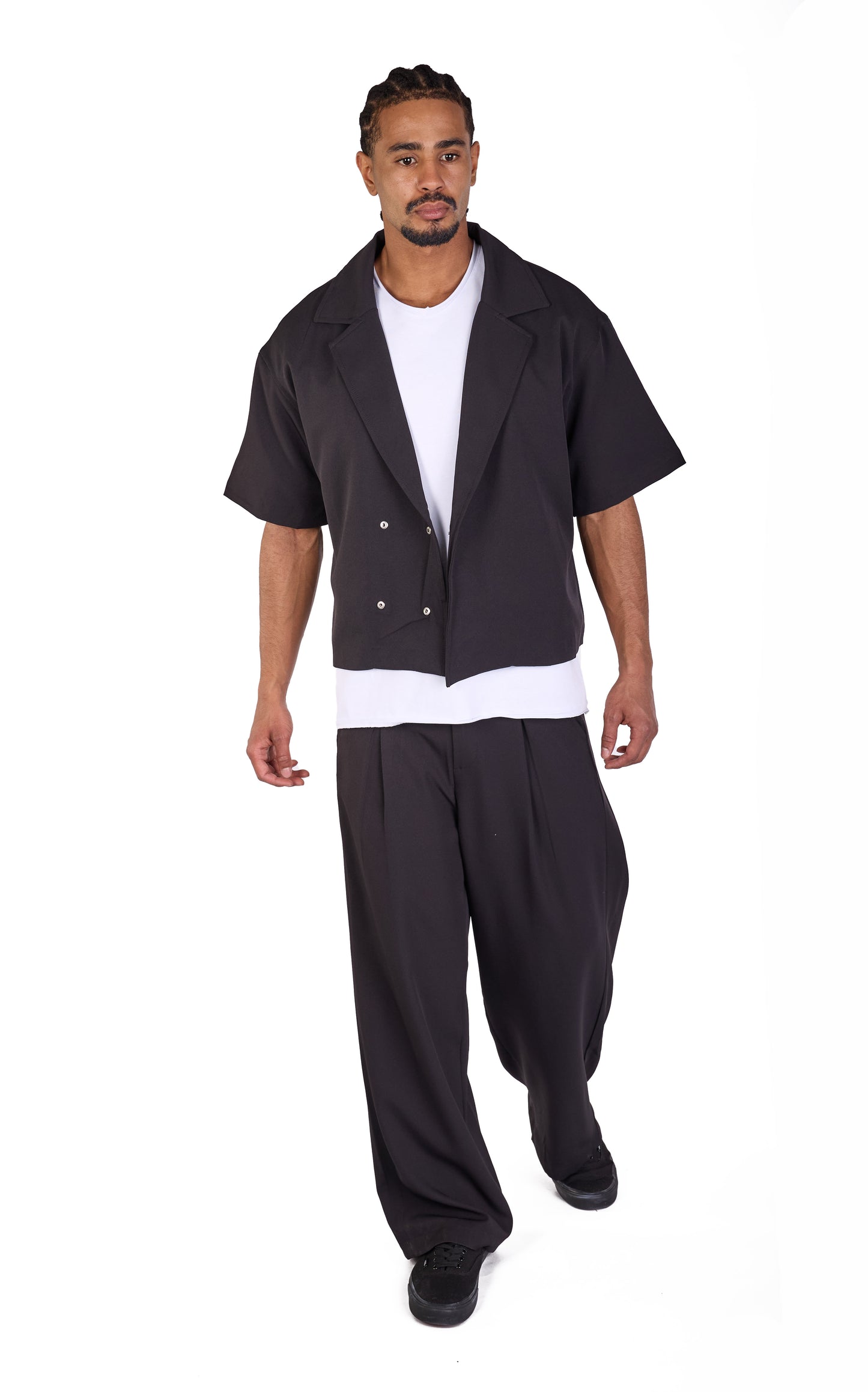 Herren Zweiteiler,  Sommer Freizeitanzug Loose Fit, Modell DQ E-1Y041