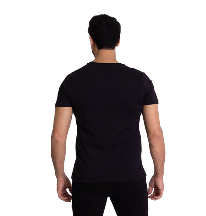 Herren T-Shirt, Body Fit, Luxuriöser Strass-Adler , Modell T37