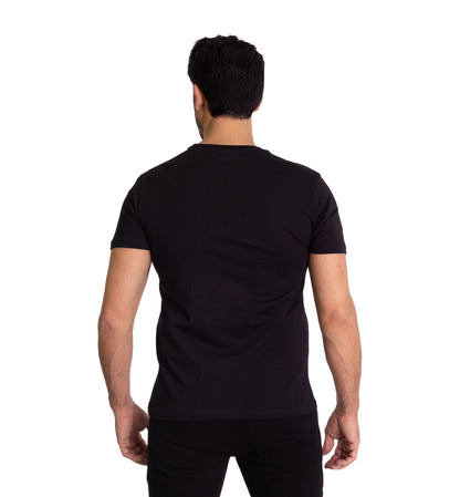 Herren T-Shirt, Body Fit, Strass Druck "Totenkopf", Modell T40