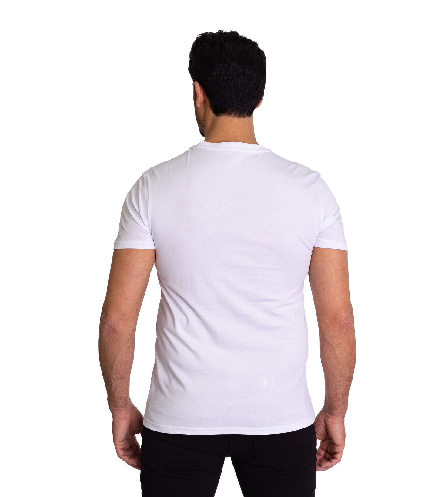 Herren T-Shirt, Body Fit, Strass Druck "Totenkopf", Modell T40