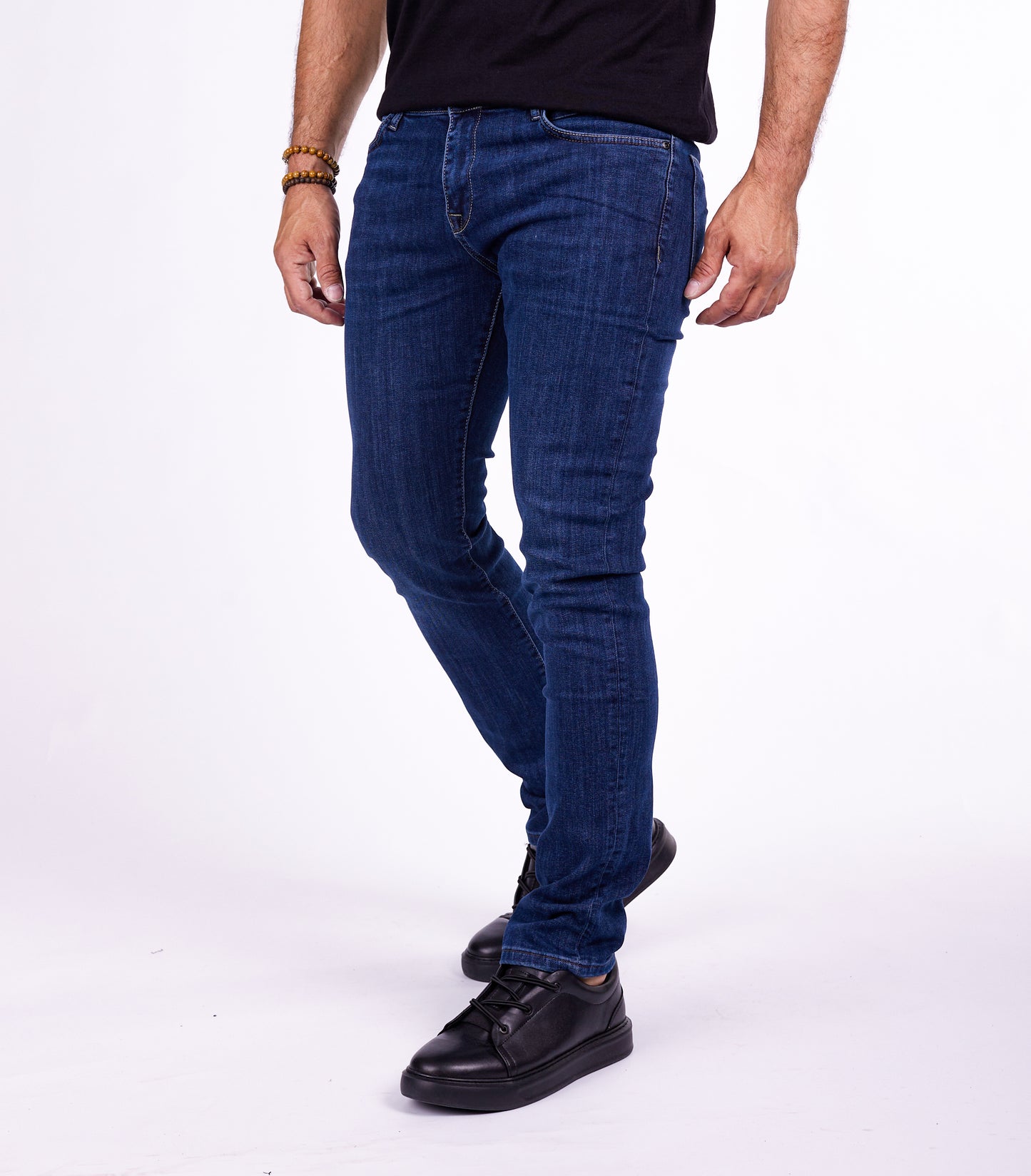 Herren Jeans Slim Fit, Modell T3003, Dunkelblau