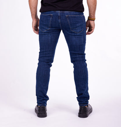 Herren Jeans Slim Fit, Modell T3003, Dunkelblau