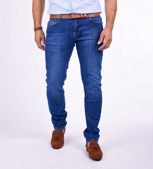 Men's jeans, regular fit, sonewashed look, model T3020 