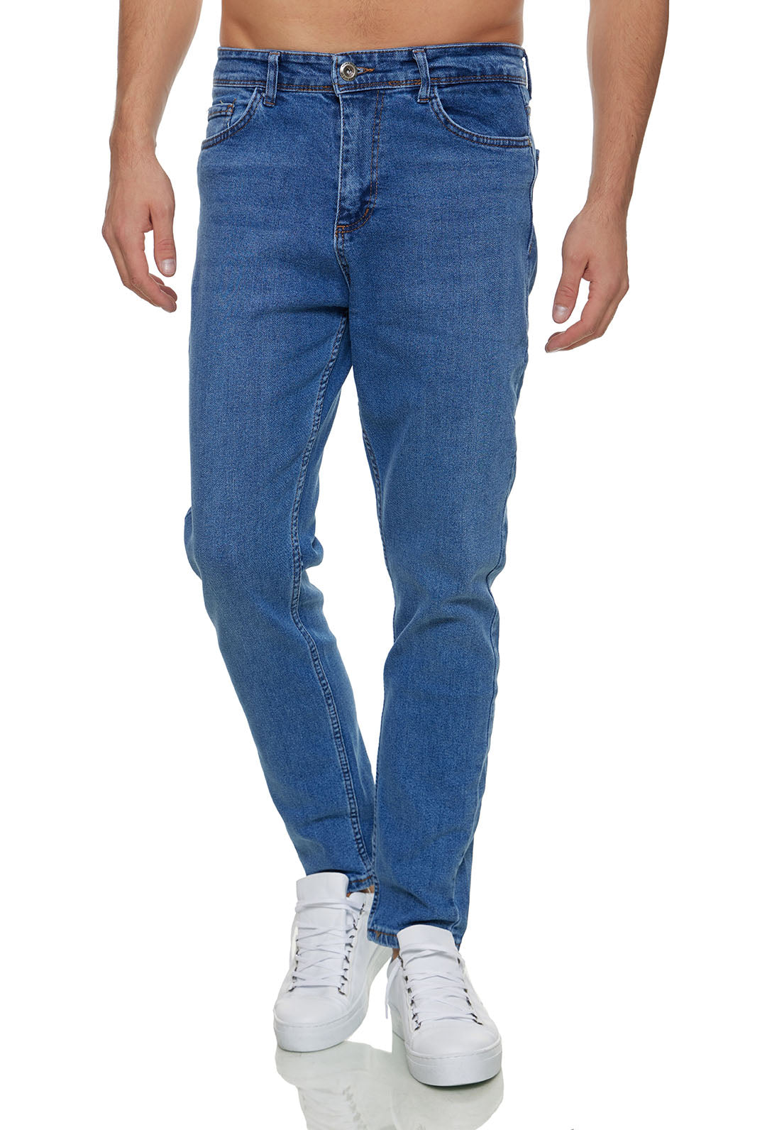 Men's Jeans, Mom (Casual) Fit, Model I8-16150, Light Blue or Blue – Denim  Fabrik
