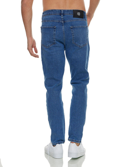 I8-16150, Model Men\'s – Denim Blue Jeans, Blue Fabrik (Casual) or Mom Fit, Light