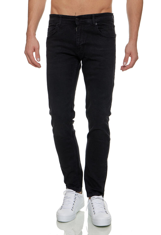 Herren Jeans, Regular Fit, Modell 15857, Schwarz