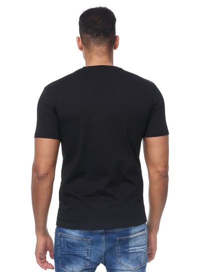 Herren T-Shirt mit Druck "COOL", Slim Fit,  Modell 2006, Weiß oder Schwarz