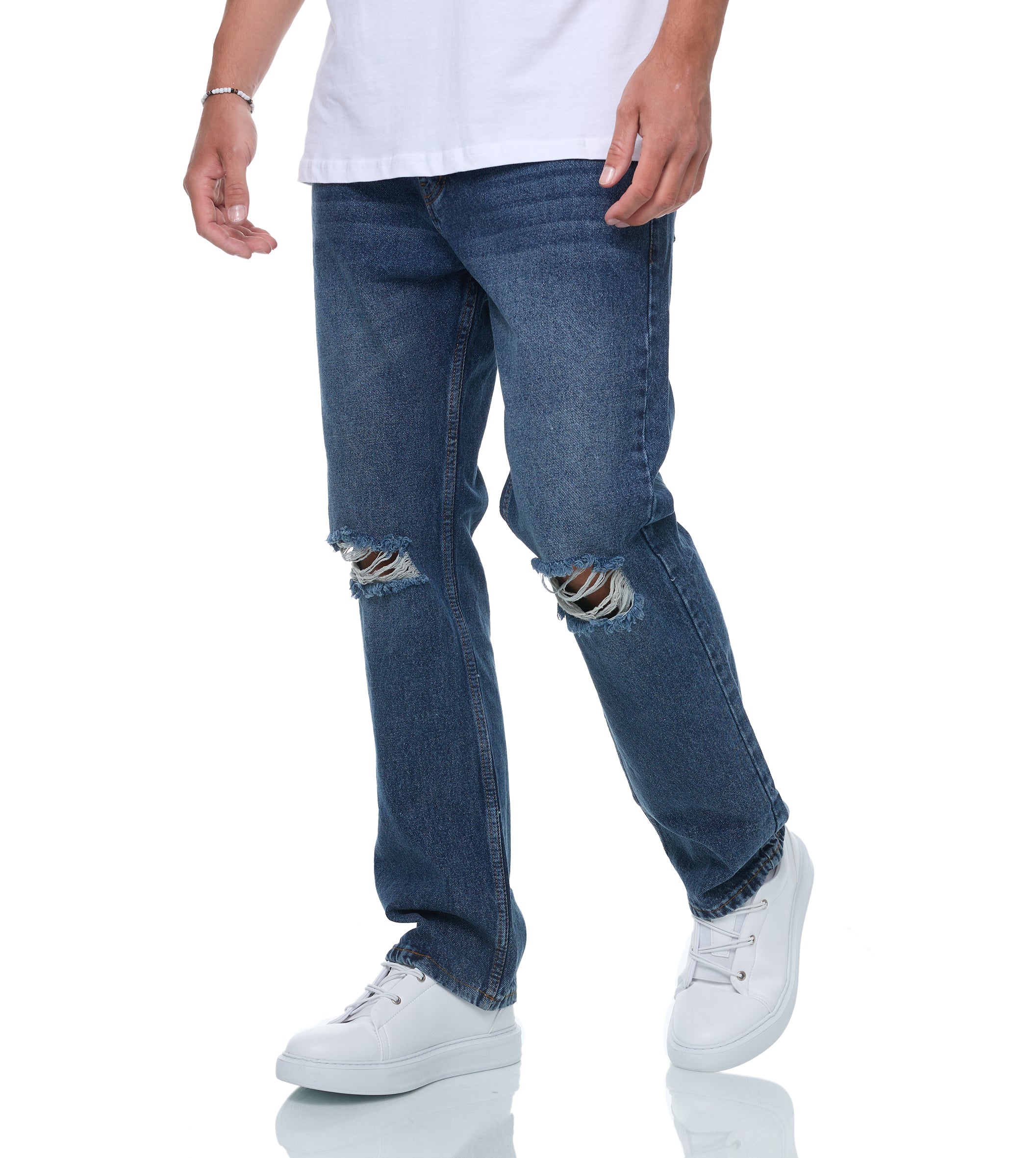 INDIGO G – Cargo jeans, slim fit, model 15418, black – Denim Fabrik