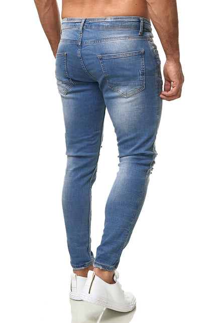 Men's skinny fit jeans, model DH3264, light blue